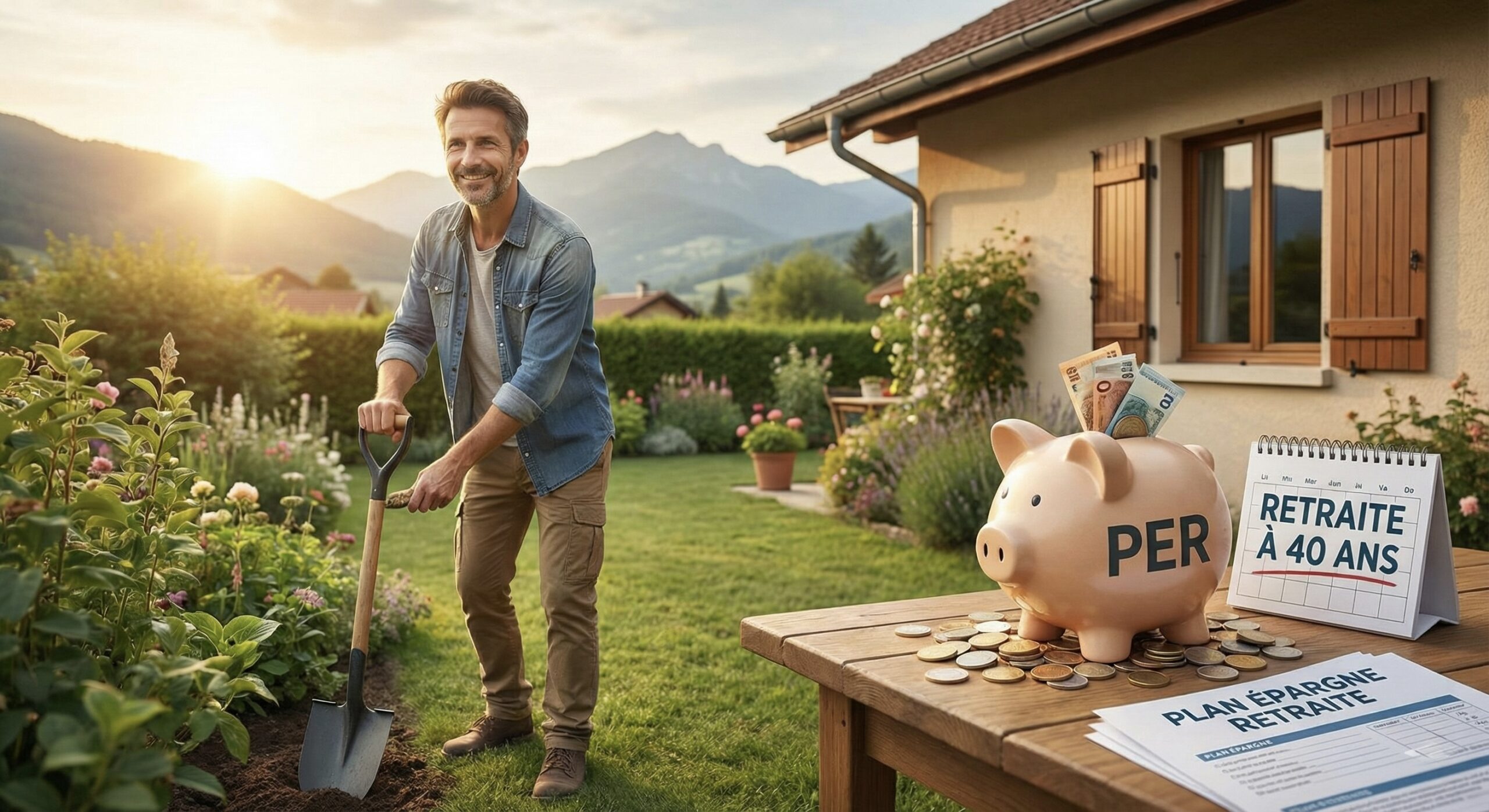 Image illustrative de l'article "Préparer sa retraite à 40 ans : Pourquoi le PER est devenu incontournable en 2026"