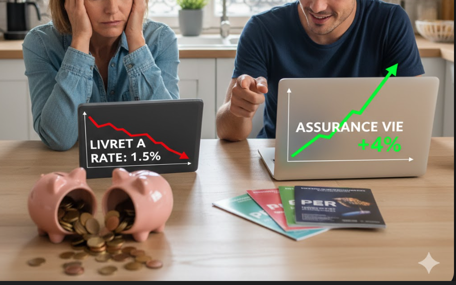 Image illustrative de l'article "Les Français délaissent le livret A au profit de placements plus rentables"