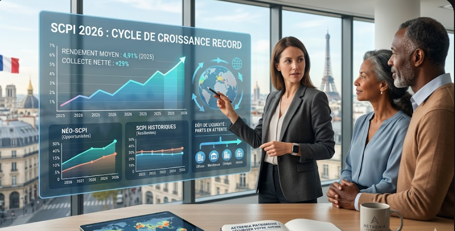 Image illustrative de l'article "SCPI 2026 : un cycle de croissance record dans un marché en pleine mutation"