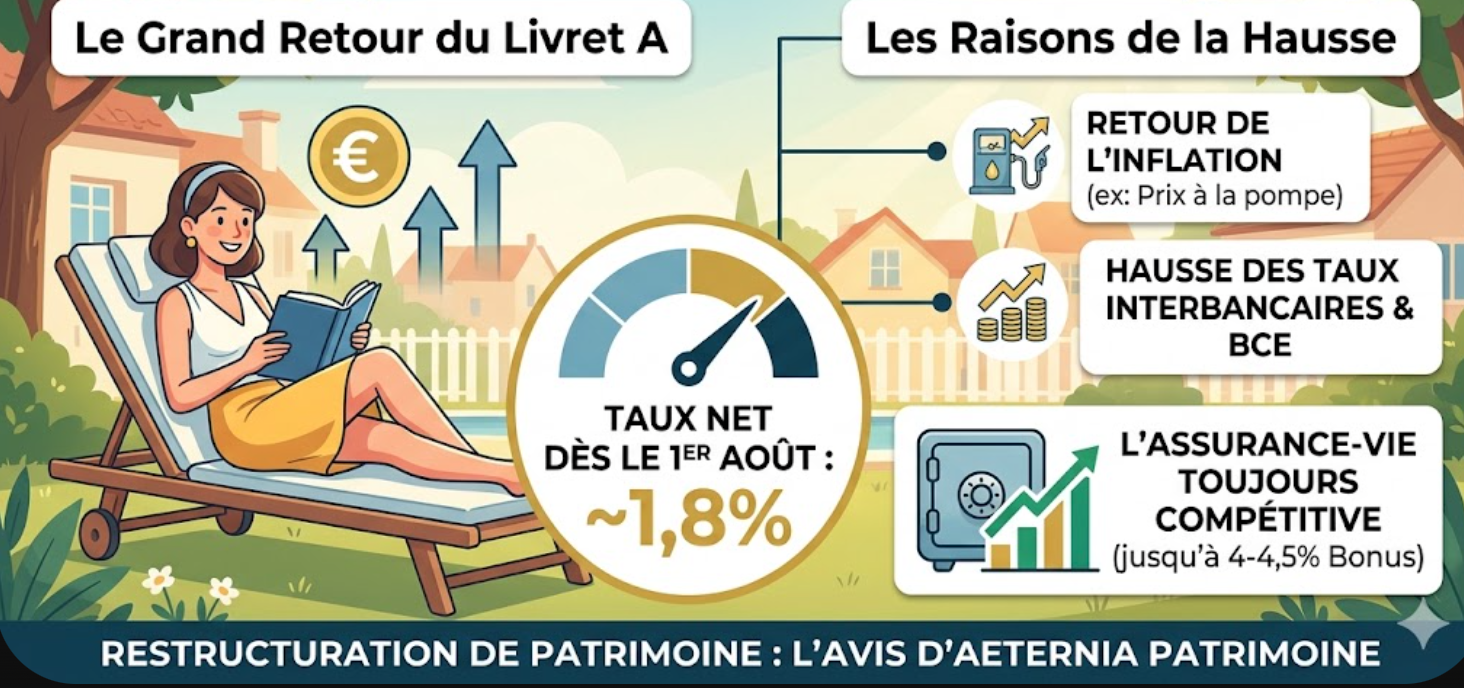 Image illustrative de l'article "Livret A : le grand retour en grâce de l’été 2026 ?"